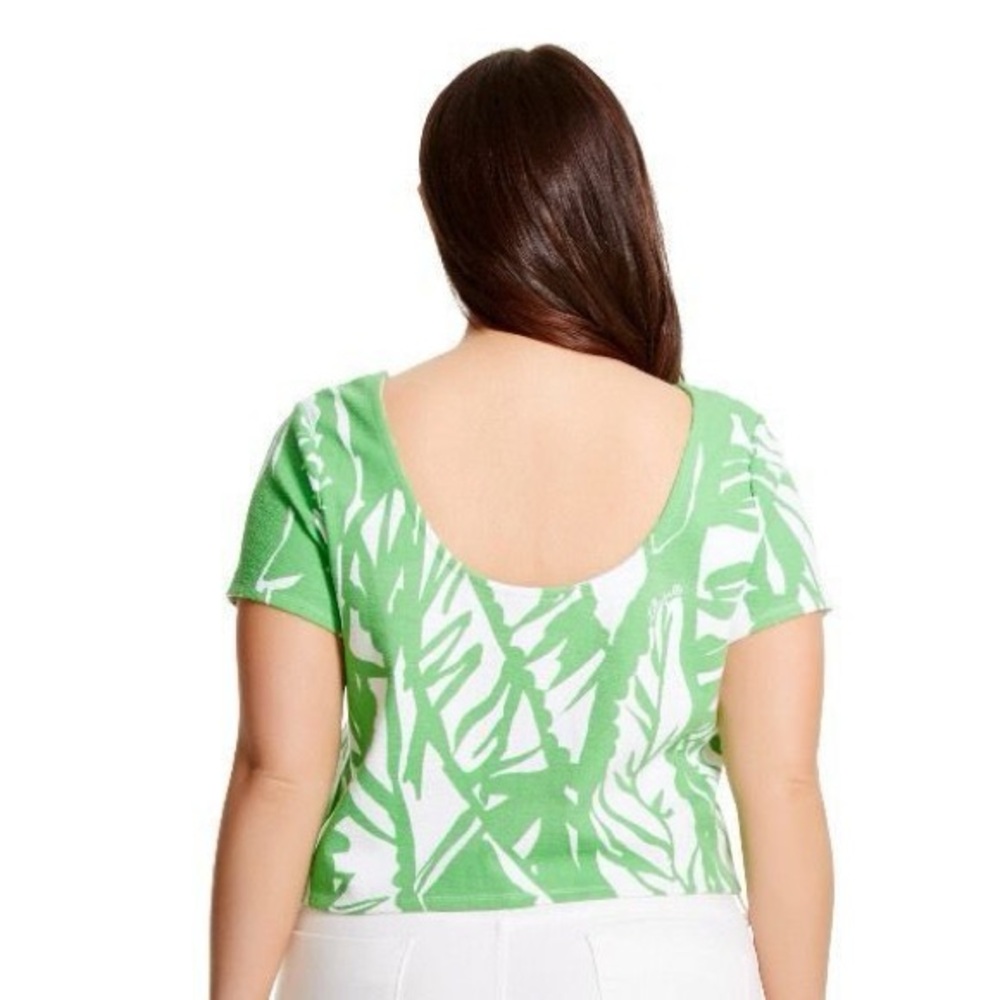 LILLY PULITZER for TARGET Ponte Crop Top in Boom Boom - Picture 11 of 11